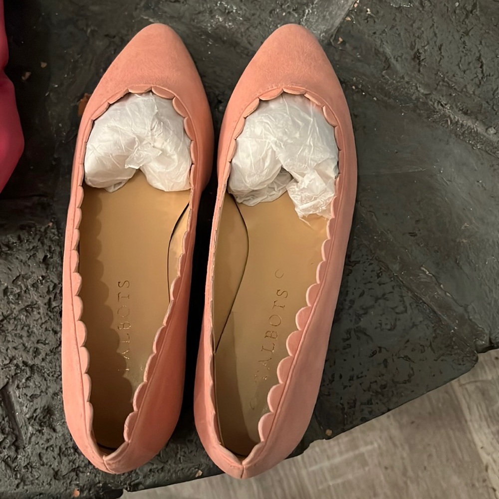 Brand new Talbots shoes / peachy pink